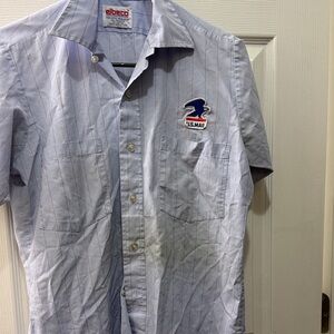 Elbeco Light Gray Men's Casual Button Down Shirt